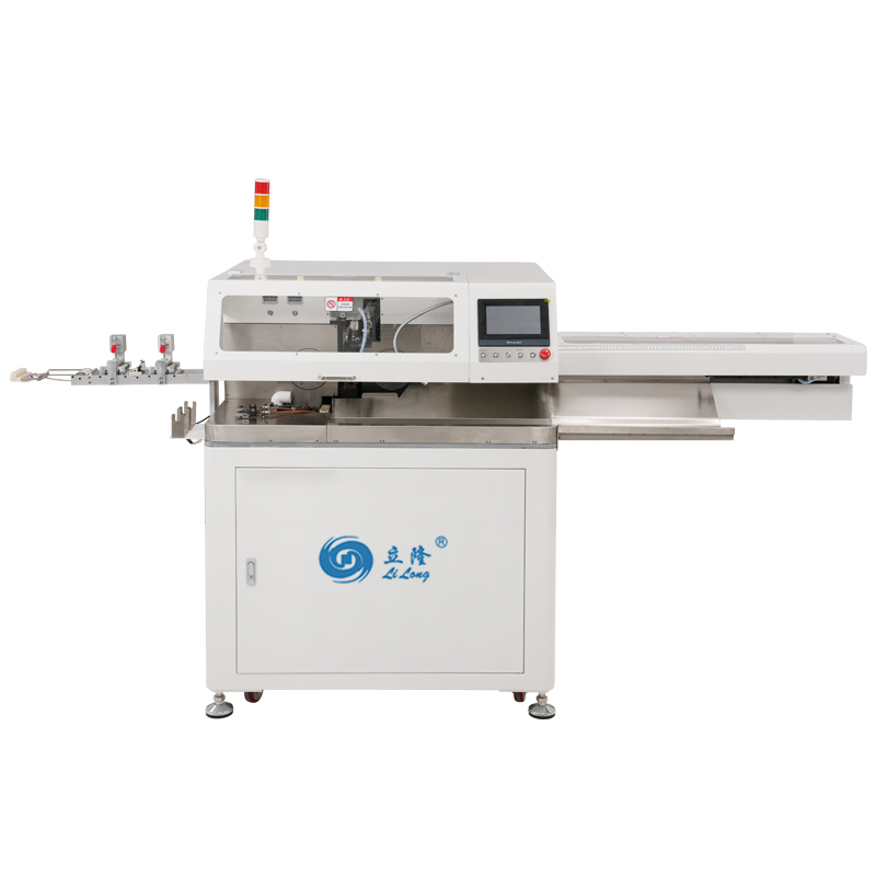 新款 LL-558全數(shù)字智能雙頭剝皮扭線(xiàn)沾錫機(jī)
